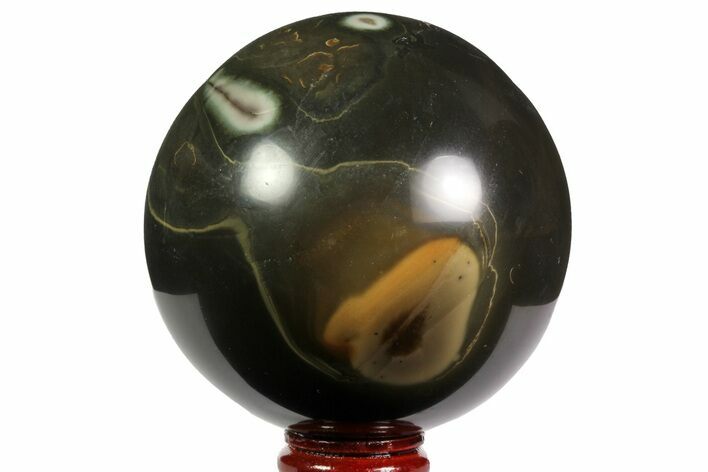Polished Polychrome Jasper Sphere - Madagascar #70795